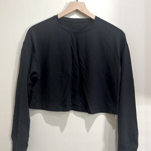 Lululemon Black Muscle Love Long Sleeve Shirt Size 4